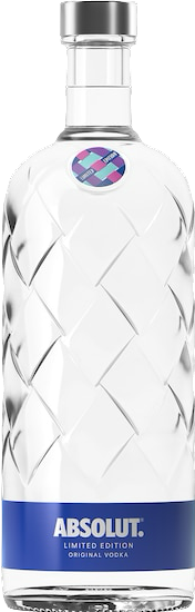 bottle of a special Absolut Vodka