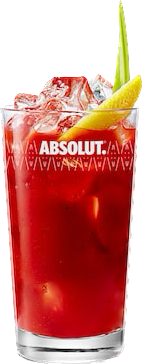 A glass of a drink named Bloody Mary